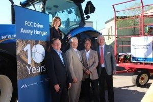 Lancement FAC en campagne contre la faim_Tracteur