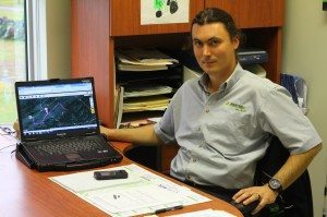 Julien Provost, spécialiste en agriculture de précision chez Agritex. PHOTO : André Dumont