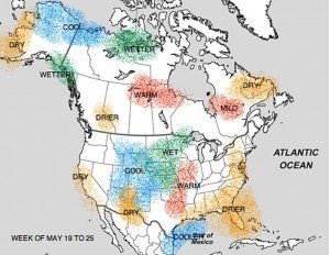 Prévisions encourageantes pour la semaine prochaine. Source: Accuweather.com