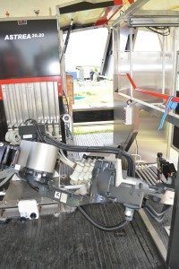La particularité du robot Astrea d'Insentec est de pouvoir traire deux vaches.