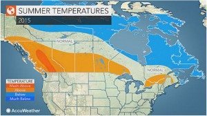 prévision été 2015 Accuweather