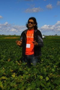Valentin Baciu, agronome chez Ceresco. PHOTO : André Dumont