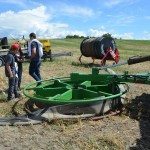 L'épandage par tuyau hydraulique limite la compaction.
