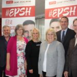 De gauche à droite : Charles Fillion, MRC des Maskoutains; Sylvianne Tanguay, EPSH; Judith Lussier, MRC des Maskoutains; Francine Morin, MRC des Maskoutains; Carl Bérubé, EPSH; Richard Flibotte, CSSH.