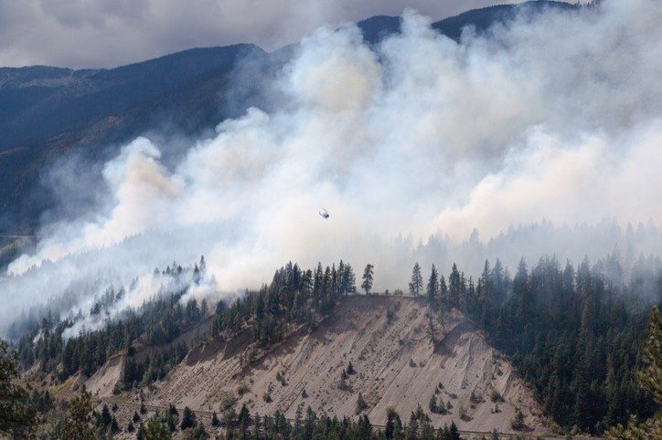 Les feux de forêt de la Colombie-Britannique, événement de l'année.
Source: Environnement Canada
