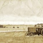 Vintage Picture Design - Old Tractor