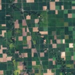 Image de la NASA pour l'agriculture de précision.