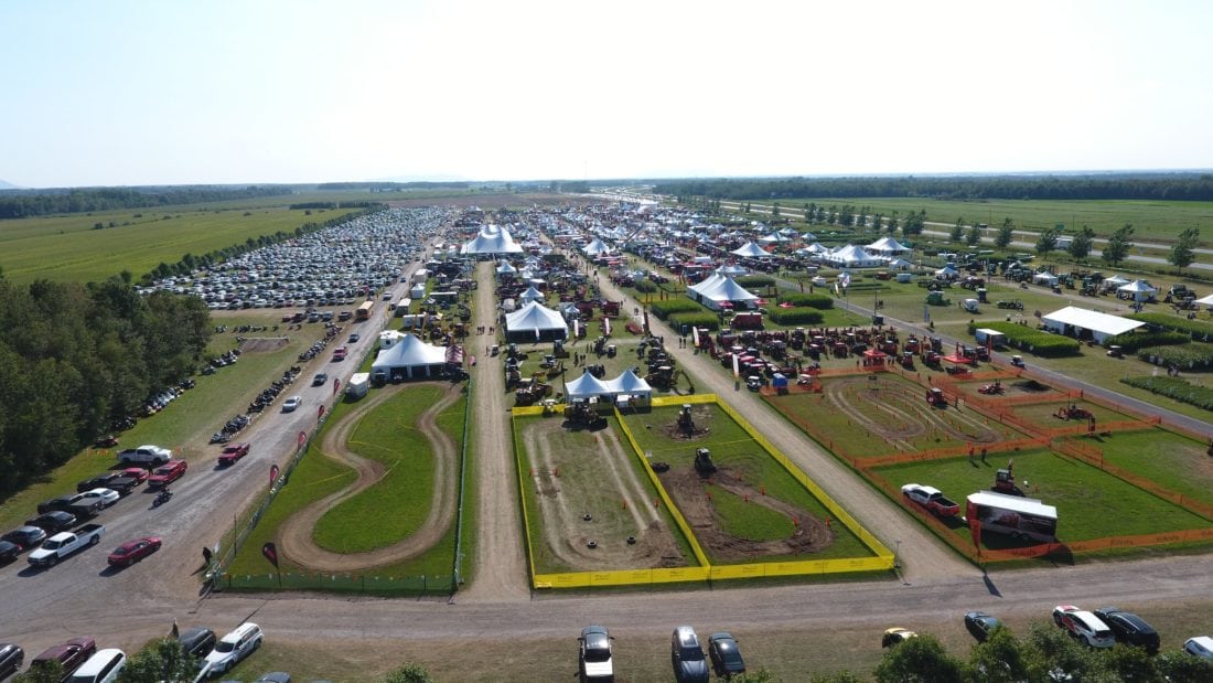 Expo-Champs : pulvérisateurs et côte à côte en situation réelle