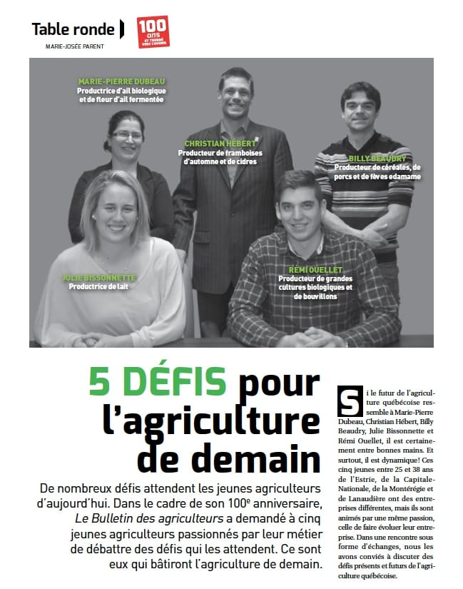 5 défis pour l’agriculture de demain