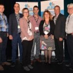 Les ambassadeurs de la campagne « Je suis chef d’entreprise »: Rémi Busque, Simon Lefebvre, Cynthia Coulombe, Alexandre Veilleux, Lorraine Mondoux, Michel Robert et Jean Rousseau.