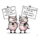 Protestation sur le prix du porc