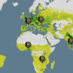 Terres cultivée dans le monde.