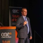 Le professeur et spécialiste de la qualité de l’air Frank Mitloehner de l’Université de la Californie à Davis a présenté une conférence lors du symposium One 19 de Alltech.