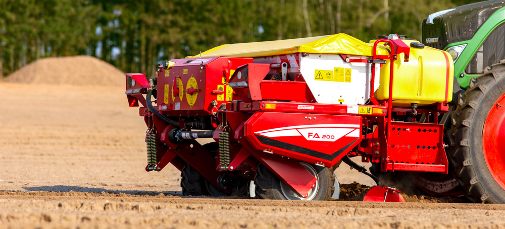 Distributeur d'engrais granulaire de Grimme