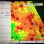 Carte de rendement d'un champ de soya récolté cet automne