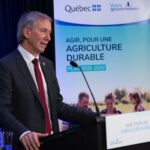 André Lamontagne a présenté jeudi les grandes lignes du Plan d'agriculture durable 2020-2030.