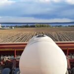 Semis de soya à la ferme SP Leroux, Laurentides, printemps 2021