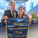Geneviève Grossenbacher et Jim Thompson de Lochaber-partie-ouest, gagnants des Jeunes agriculteurs d'élite du Canada pour le Québec, 2020-2021.