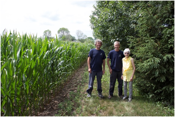 Pierre, Paul et Pierrette Caplette.