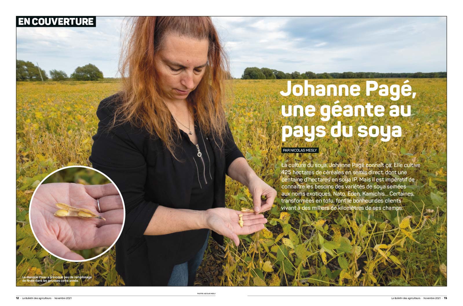 Magazine de novembre 2021 du Bulletin des agriculteurs