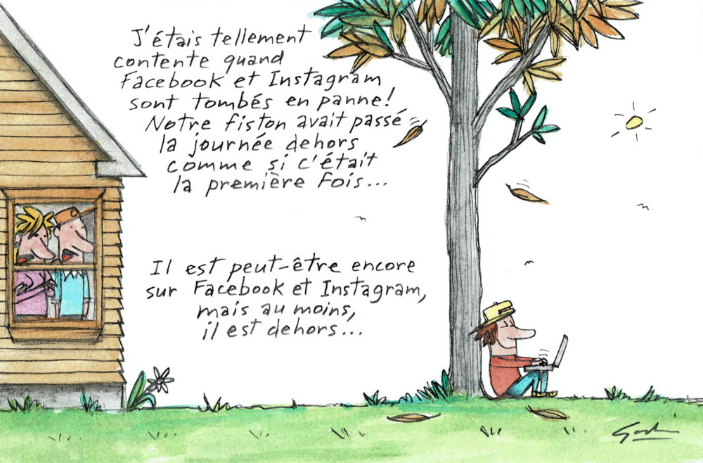 Panne de Facebook…