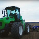 Tracteur hybride au biométhane-électrique Auga M1