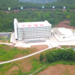 Le complexe porcin de Tianzow en Chine.