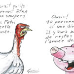 20 personnes et une dinde!