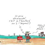 Une terre, ça coûte cher! Voici le dessin humoristique d'Eric Godin qui a été le plus populaire en 2021.