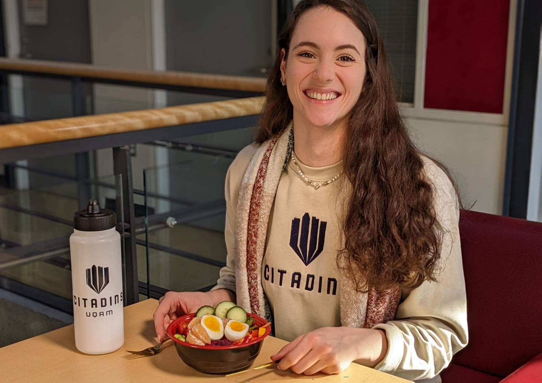 Gabrielle Archambault, membre de l'équipe féminine de volleyball des Citadins.