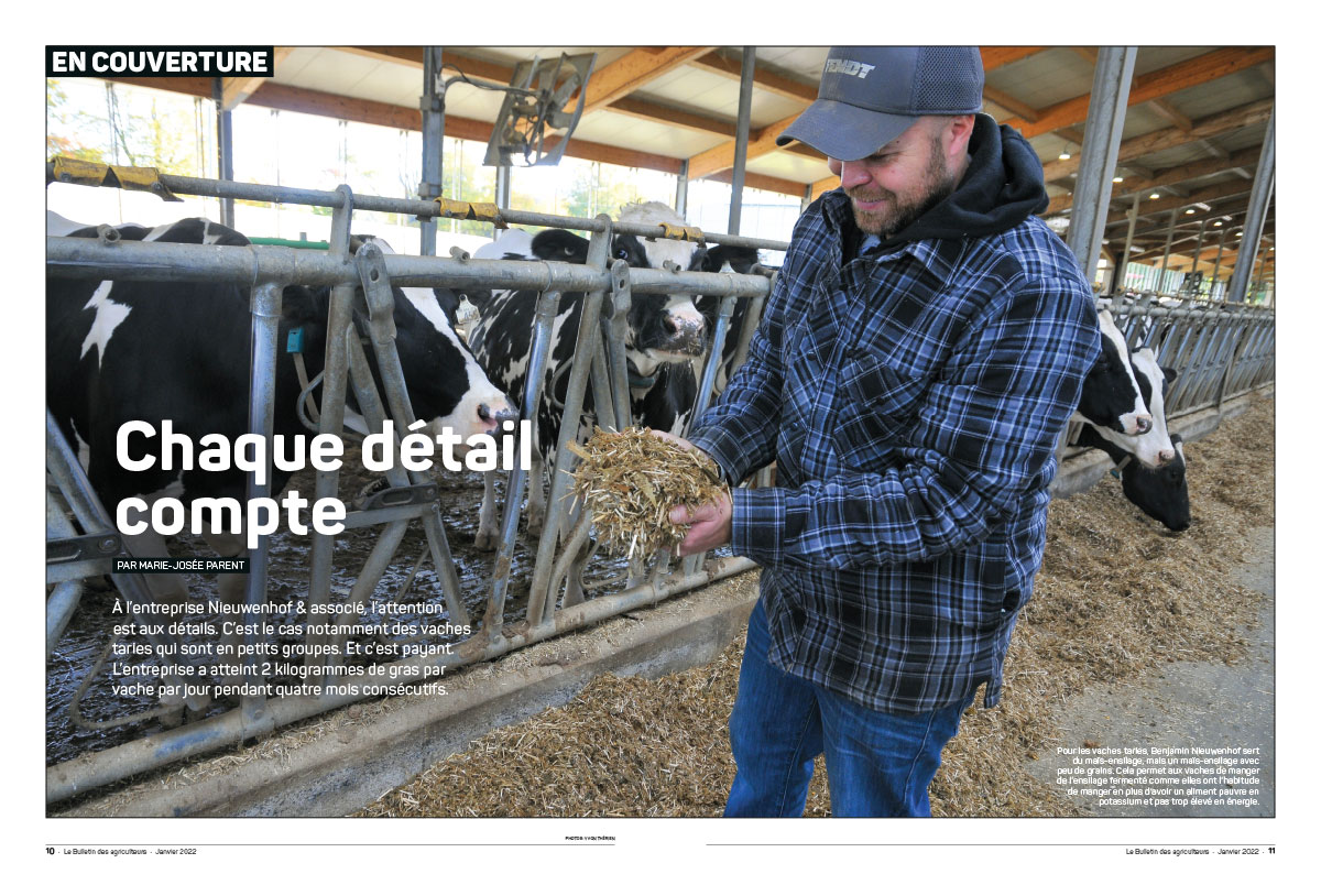 Magazine de janvier 2022 du Bulletin des agriculteurs.