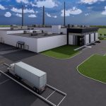 Croquis de la future usine d'Entosystem à Drummondville.