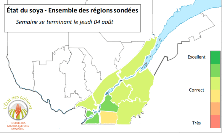 Etat des cultures soya