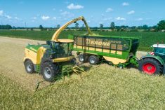 Ensileuse automotrice Big X de Krone