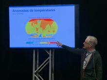 Le météorologue Pascal Yiacouvakis au Salon de l'agriculture