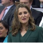La vice-première ministre et ministre des Finances du Canada Chrystia Freeland.