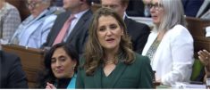 La vice-première ministre et ministre des Finances du Canada Chrystia Freeland.