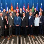 Le nouveau conseil d'administration de la Fédération canadienne de l'agriculture.