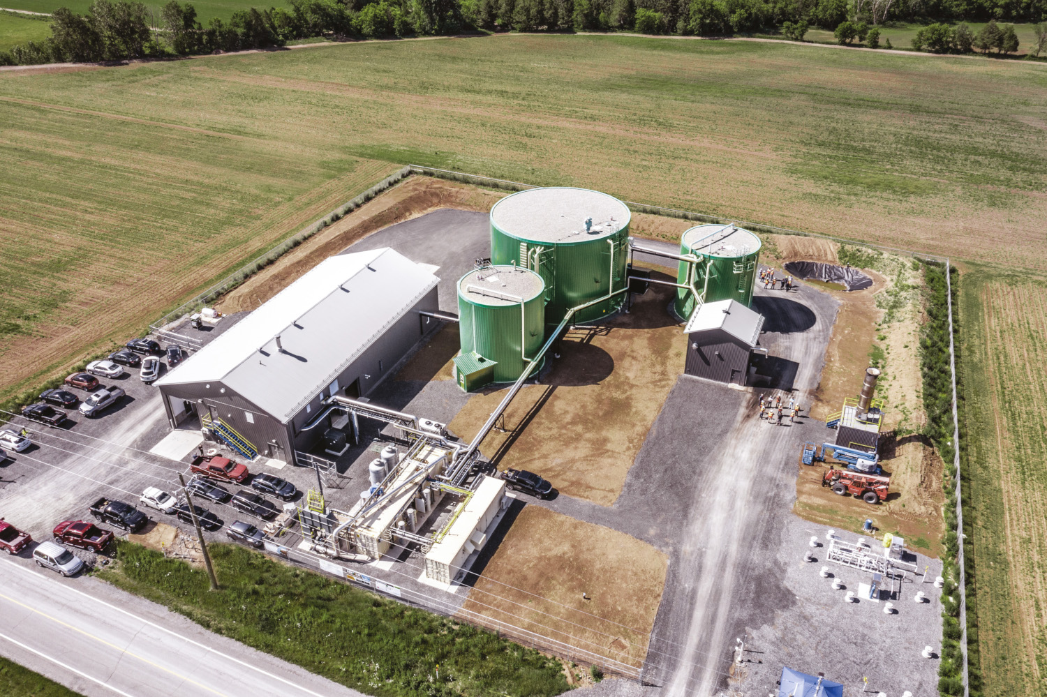 La Coop Agri-Énergie Warwick a été la première au Québec à transformer le lisier et le fumier, combinés à des matières organiques d’entreprises de la région, en GNR. 