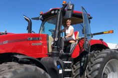 Marie-Claude Bibeau, ministre de AAC, lors d'une visite à l'expo Ag in Motion en juillet 2022.