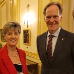 Marie-Claude Bibeau et l'envoyé spécial du Canada, Ian Mckay