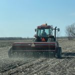 Elie Pilon, de la ferme Agri-Pilon de Salaberry-de-Valleyfield, a diffusé cette photo le 13 avril.