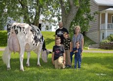 La Ferme Bard est la ferme familiale où Marie-Josée Bard a grandie et qu’elle a repris avec son conjoint Hubert Guimond. On les voit avec leurs trois enfants : Emerick, 13 ans, Dereck, 10 ans, et Danick, 5 ans.