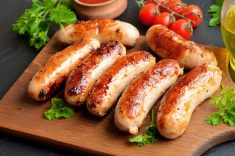 Saucisses, porc, viande
