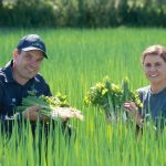 Jean-Marie et Madeleine Zumstein de la ferme Production Barry ont remporté l’argent à l’Ordre national du mérite agricole. Photo : Éric Labonté, MAPAQ.