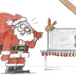 Un père Noël découragé