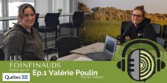 Le premier épisode des Foinfinauds avec Valérie Poulin et l'animatrice Marie-Pier Landry.