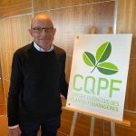 Alphonse PIttet lors de l'AGA du Conseil québécois des plantes fourragères qui avait lieu le 25 mars 2024.