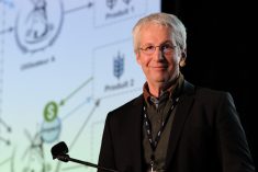 Jacques Nault, vice-président agronomie chez Logiag, lors du Rendez-vous végétal du 13 février dernier.