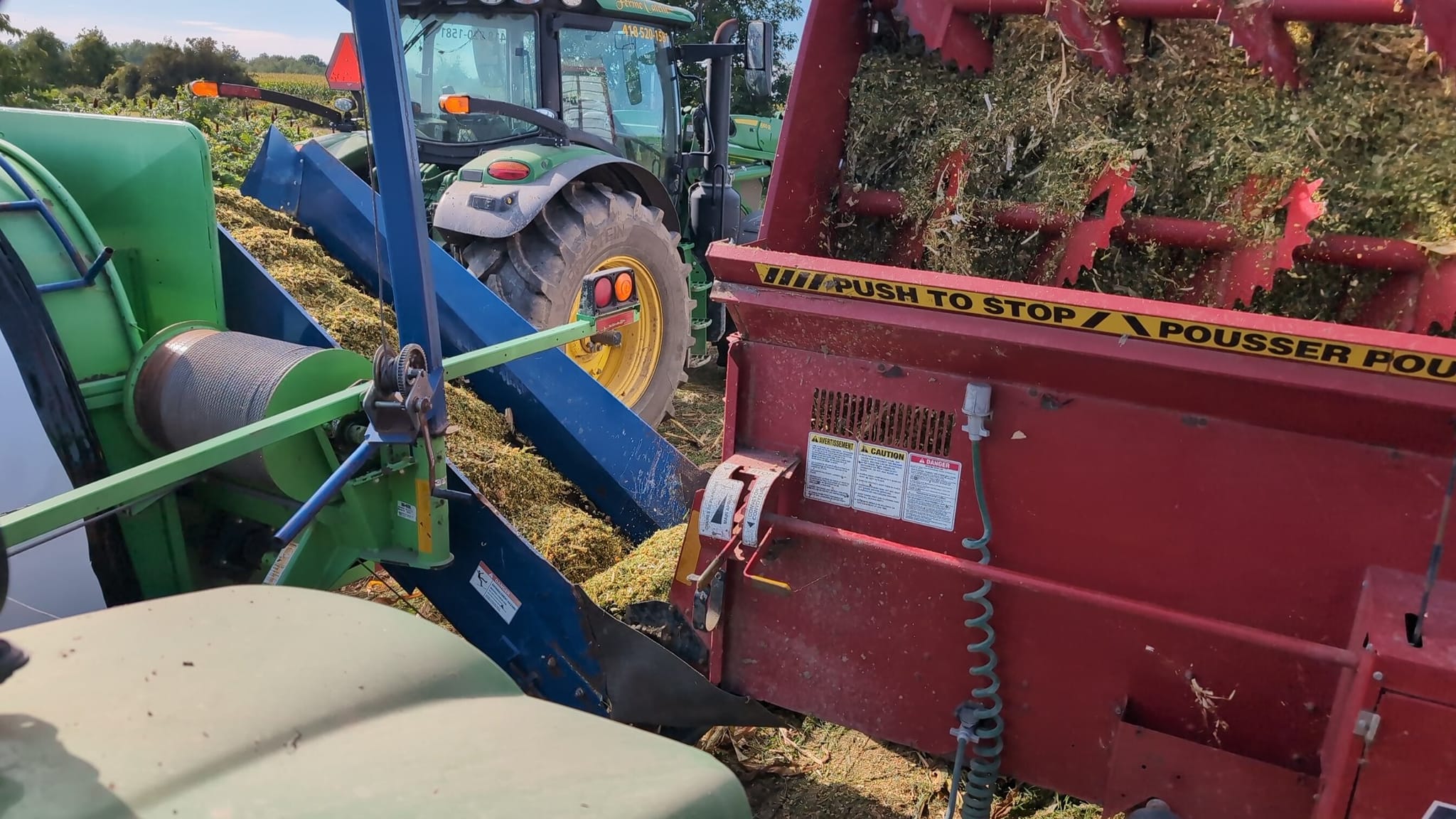 La Ferme Catélie de  Donnacona fait partie des entreprises agricoles ayant débuté la récolte